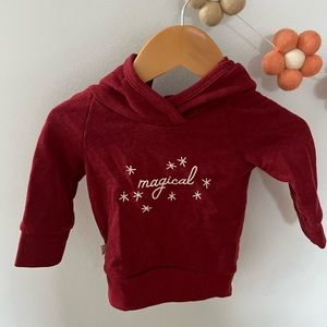 Childhood’s clothing red sweatshirt 3-6 months